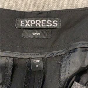 Black express dress pants